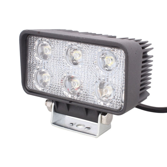 LML-1518 18W 1260-1350LM Epistar 6 LED White 30 Degree Spot Beam Car LED Light Waterproof IP67, DC 10-30V - Work Lights by buy2fix | Online Shopping UK | buy2fix