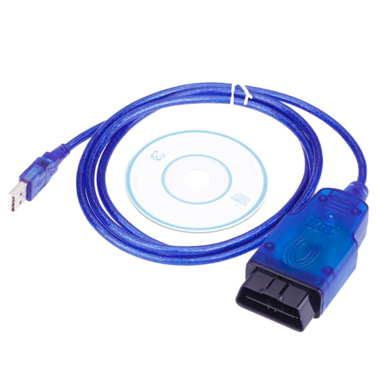 Pour Opel Tech 2 USB outil de diagnostic de voiture OBDII câble EOBD (bleu)