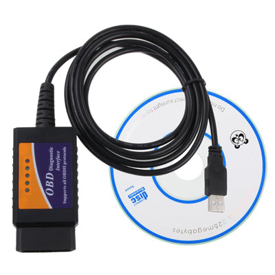 ELM327 Interface USB V1.5 OBDII Auto Diagnostic Scanner Tool - Cables & Connectors by buy2fix | Online Shopping UK | buy2fix