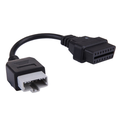 5 Pin to 16 Pin OBDII Diagnostic Cable for Honda, Full Length: 20.5cm(Black) - Cables & Connectors by buy2fix | Online Shopping UK | buy2fix