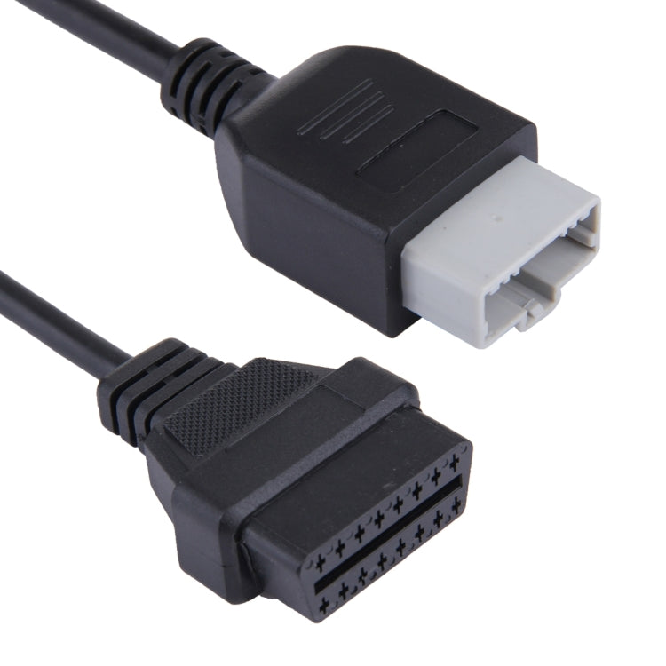 5 Pin to 16 Pin OBDII Diagnostic Cable for Honda, Full Length: 20.5cm(Black) - Cables & Connectors by buy2fix | Online Shopping UK | buy2fix