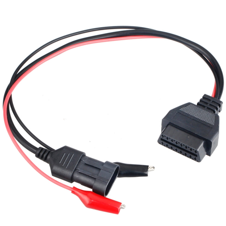 3 x 3 Pin to 16 Pin OBDII Diagnostic Cable for Fiat - Cables & Connectors by buy2fix | Online Shopping UK | buy2fix