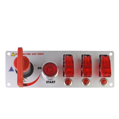 Flip-up Start Ignition Switch Panel and Accessories for Racing Sport (DC 12V) - Car Switches by buy2fix | Online Shopping UK | buy2fix