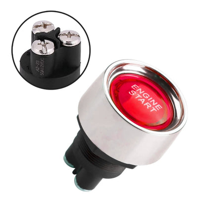 Red Light Push Start Ignition Switch for Racing Sport (DC 12V)(Red) - Car Switches by buy2fix | Online Shopping UK | buy2fix