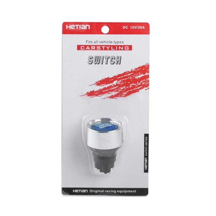 Blue Light Push Start Ignition Switch for Racing Sport (DC 12V) - Car Switches by buy2fix | Online Shopping UK | buy2fix