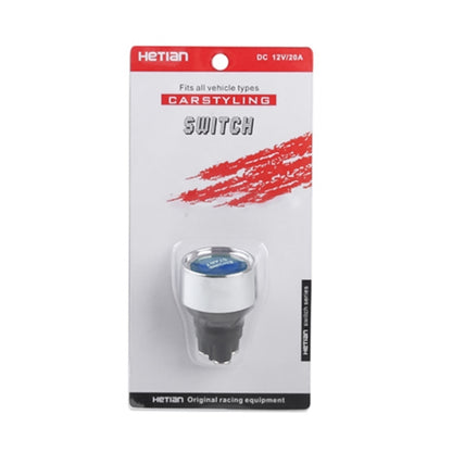Blue Light Push Start Ignition Switch for Racing Sport (DC 12V) - Car Switches by buy2fix | Online Shopping UK | buy2fix