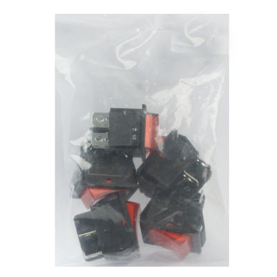 DIY Red Light OFF-ON Rocker Switch for Racing Sport (5pcs in one packing, the price is for 5pcs) by buy2fix