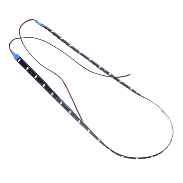 10 PCS 60cm 30 LED Waterproof Flexible Car Strip Light, DC 12V(Orange Light) - Decorative Lights by buy2fix | Online Shopping UK | buy2fix