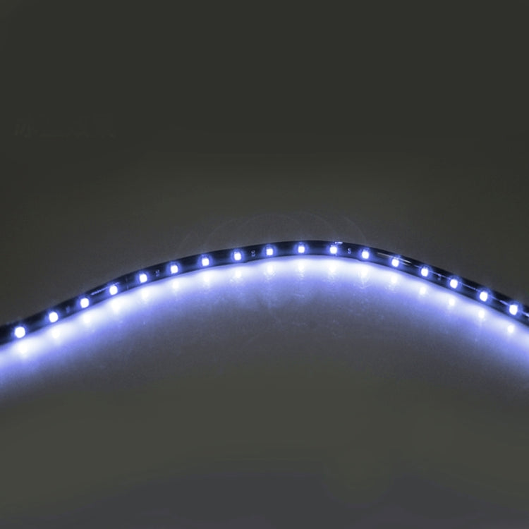 10 PCS 60cm 30 LED Waterproof Flexible Car Strip Light, DC 12V(Purple Light) - Decorative Lights by buy2fix | Online Shopping UK | buy2fix