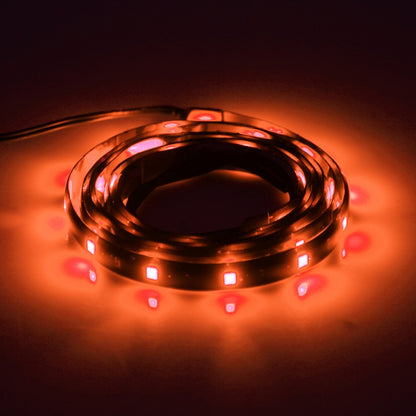 5PCS 90cm 45 LED Waterproof Flexible Car Strip Light, DC 12V(Orange Light) - Decorative Lights by buy2fix | Online Shopping UK | buy2fix