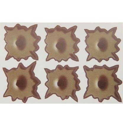6 in 1 Anti-scratch Bullet Hole Decoration Car Sticker, Size: 4cm x 4cm by buy2fix