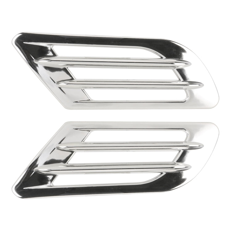 Car Decoration Stickers, Pair(Silver) by buy2fix