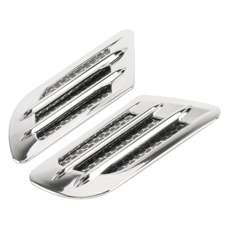 Car Decoration Stickers, Pair(Silver) by buy2fix