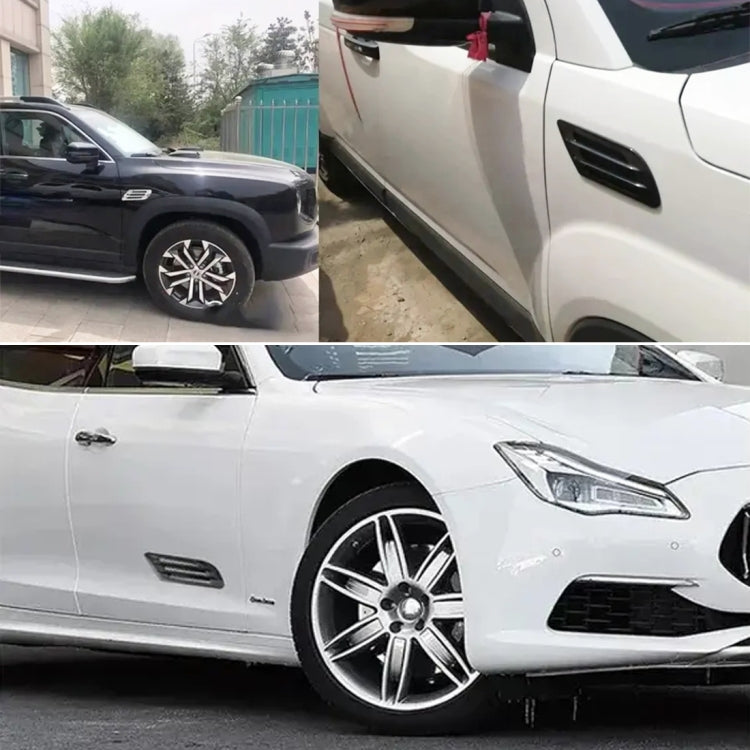 Car Decoration Stickers, Pair(Silver) by buy2fix