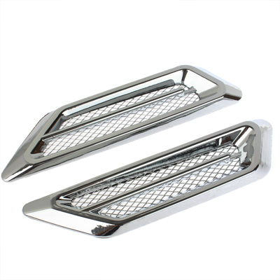 Car Decoration Stickers (Pair)(Silver)