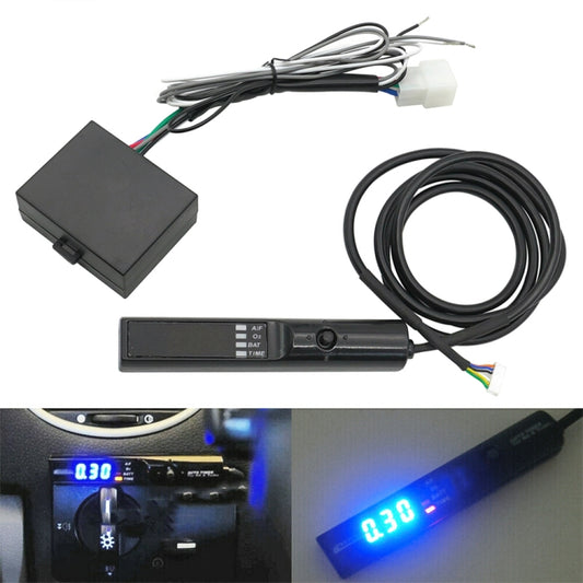 APEXI Universal Blue LED Auto Timer For NA &Turbo(Black) - Engine Fittings by buy2fix | Online Shopping UK | buy2fix
