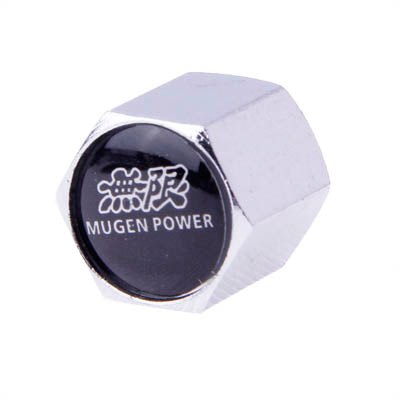 Tire Valve Caps 4 pcs with Wrench Keychain(Silver) by buy2fix