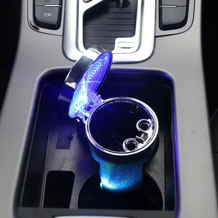 Portable 7 Color LED Light Car Automobile Ashtray Cigarette Holder, Size: 66 x 99 mm(White) by buy2fix