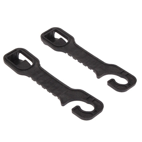 2 PCS Car Auto Seat Back Bottle Bag Holder Hook Pothook(Black) by buy2fix