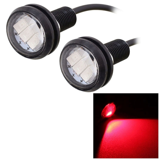 2 PCS MZ 22.5mm 1.5W 150LM Red Light 3 LED SMD 5630 Spotlight Eagle Eye Light Daytime Running Light for Vehicles - Eagle Eye Lamps by buy2fix | Online Shopping UK | buy2fix