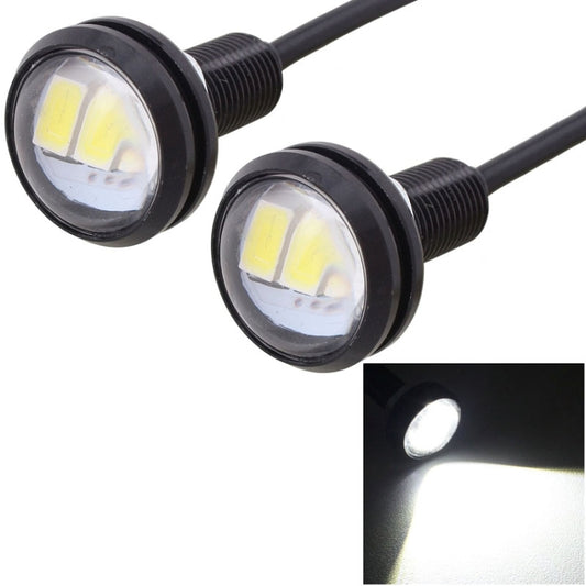 2 PCS MZ 22.5mm 1.5W 150LM White Light 3 LED SMD 5630 Spotlight Eagle Eye Light Daytime Running Light for Vehicles - Eagle Eye Lamps by buy2fix | Online Shopping UK | buy2fix