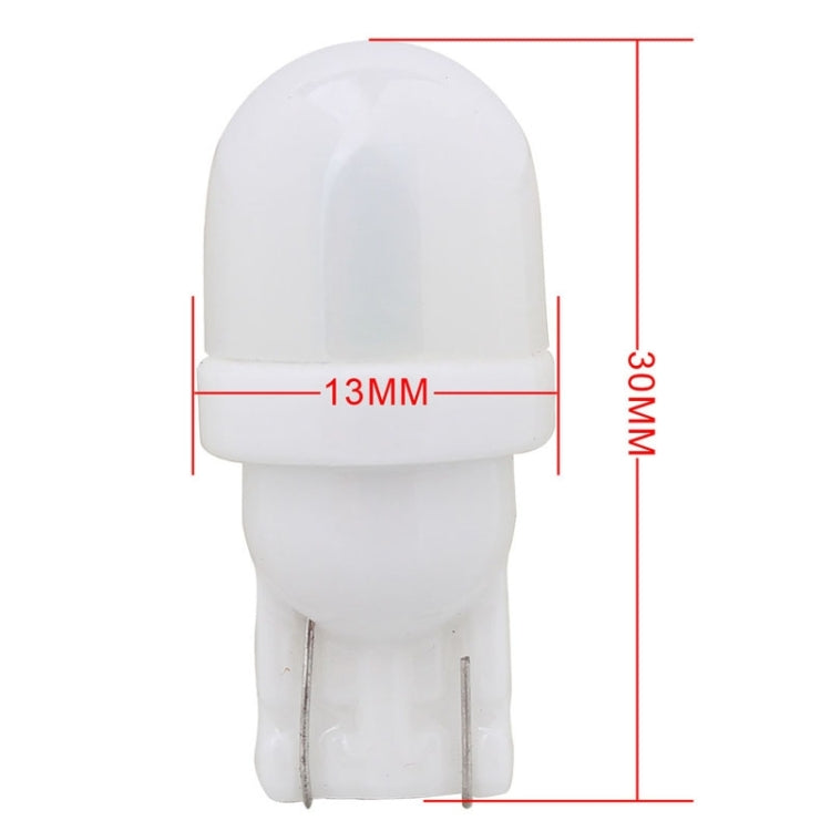 10 PCS T10 1W 80LM Ceramic 2 LED SMD 5630 Car Clearance Lights Lamp, DC 12V - Clearance Lights by buy2fix | Online Shopping UK | buy2fix