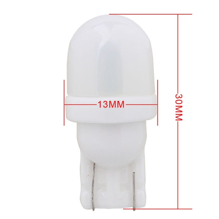 10 PCS T10 1W 80LM Ceramic 2 LED SMD 5630 Car Clearance Lights Lamp, DC 12V - Clearance Lights by buy2fix | Online Shopping UK | buy2fix