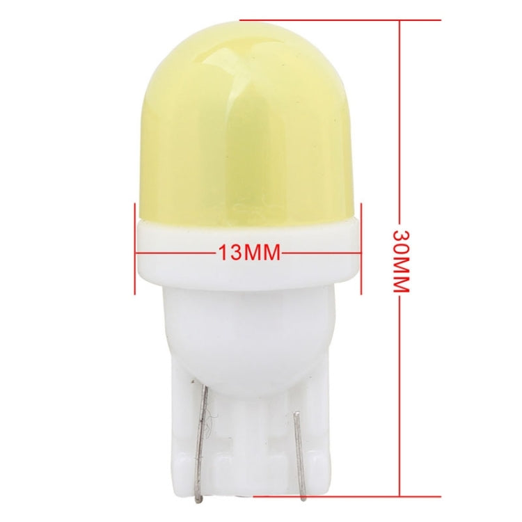 10 PCS T10 1W 80LM Ceramic 2 LED SMD 5630 Car Clearance Lights Lamp, DC 12V - Clearance Lights by buy2fix | Online Shopping UK | buy2fix