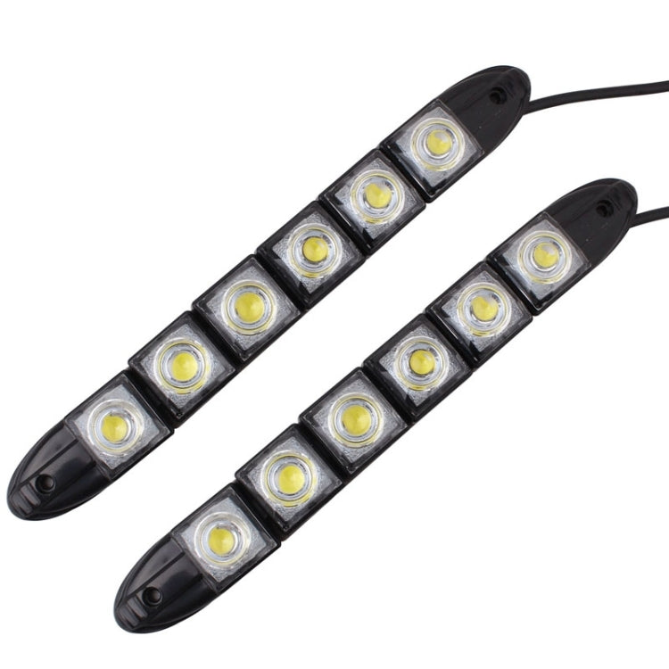 MZ 3W 2 PCS 160LM 6 LED SMD 5050 Flexible Snake LED Car Daytime Running Lights, DC 12V - Running Lights by buy2fix | Online Shopping UK | buy2fix