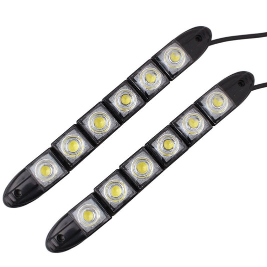 MZ 3W 2 PCS 160LM 6 LED SMD 5050 Flexible Snake LED Car Daytime Running Lights, DC 12V - Running Lights by buy2fix | Online Shopping UK | buy2fix