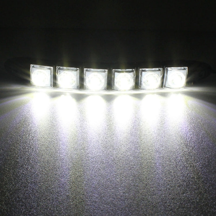 MZ 3W 2 PCS 160LM 6 LED SMD 5050 Flexible Snake LED Car Daytime Running Lights, DC 12V - Running Lights by buy2fix | Online Shopping UK | buy2fix