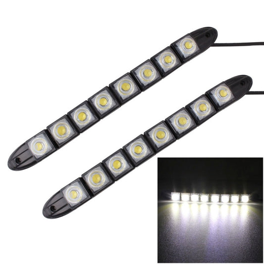 2 PCS  4W 8 LED SMD 5050 Flexible Snake LED Car Daytime Running Lights, DC 12V - Running Lights by buy2fix | Online Shopping UK | buy2fix