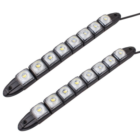 2 PCS  4W 8 LED SMD 5050 Flexible Snake LED Car Daytime Running Lights, DC 12V - Running Lights by buy2fix | Online Shopping UK | buy2fix