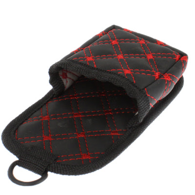 PU Leather Multifunctional Car Storage Pouch / Cell Phone Pocket (Red) by buy2fix