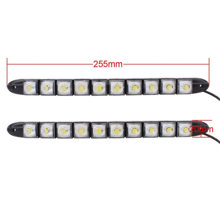 2 PCS 5W 10 LED SMD 5050 Flexible Snake LED Car Daytime Running Lights, DC 12V by buy2fix