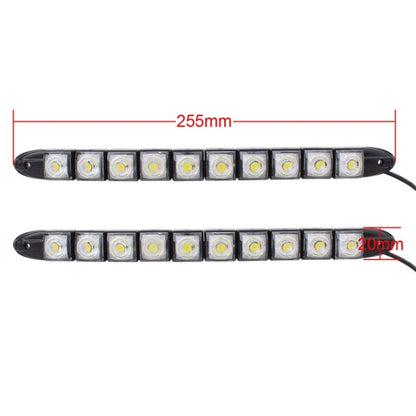2 PCS 5W 10 LED SMD 5050 Flexible Snake LED Car Daytime Running Lights, DC 12V by buy2fix