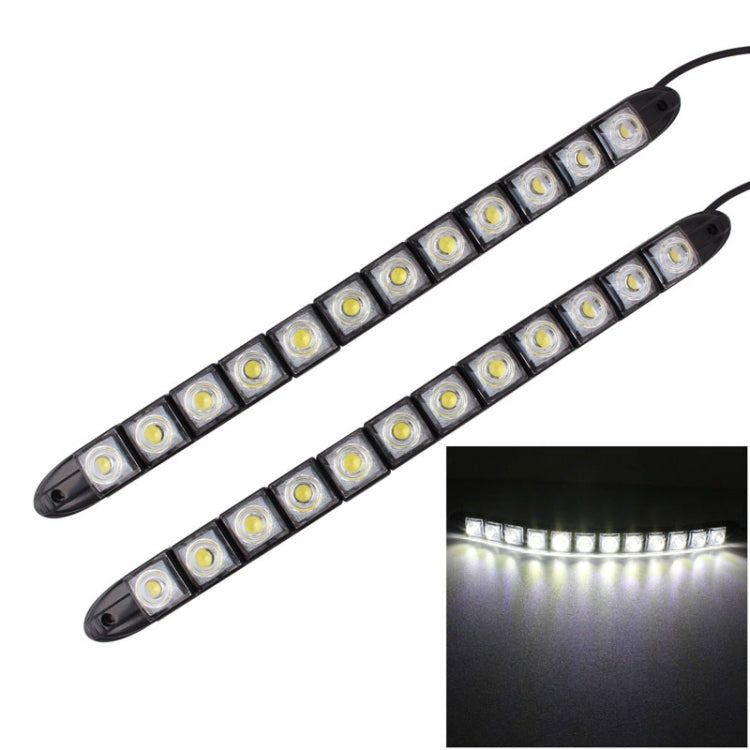 2 PCS  6W 12 LED SMD 5050 Flexible Snake LED Car Daytime Running Lights, DC 12V - Running Lights by buy2fix | Online Shopping UK | buy2fix