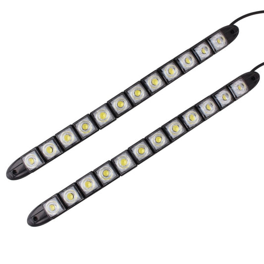 2 PCS  6W 12 LED SMD 5050 Flexible Snake LED Car Daytime Running Lights, DC 12V - Running Lights by buy2fix | Online Shopping UK | buy2fix