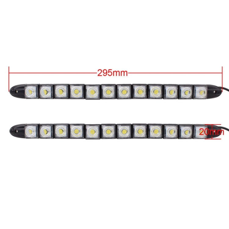 2 PCS  6W 12 LED SMD 5050 Flexible Snake LED Car Daytime Running Lights, DC 12V - Running Lights by buy2fix | Online Shopping UK | buy2fix