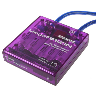 PIVOT Mega Raizin Stabilisateur de tension, système haute capacité et moniteur de performance de la batterie, DC 12 V (violet)