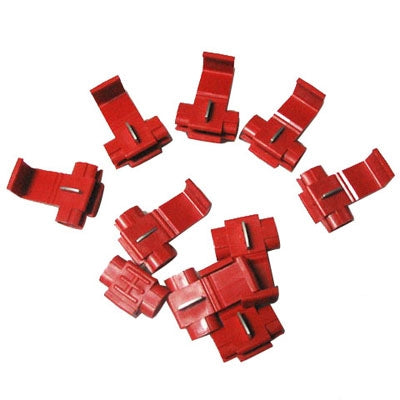 100pcs Cable Clip, Adapt to Line Diameter: 0.3-0.7mm(Red) by buy2fix