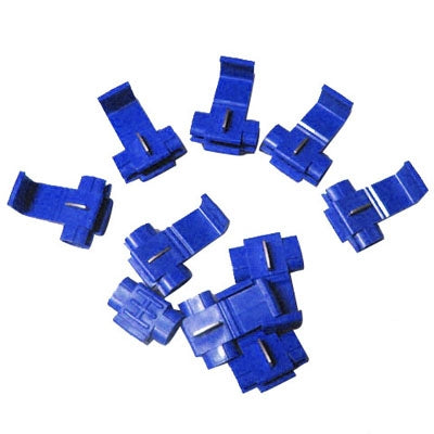 100pcs Cable Clip, Adapt to Line Diameter: 0.8-2.0mm(Blue) by buy2fix