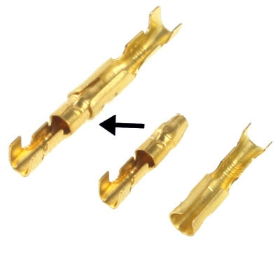 100pcs DIY Crimp Terminal Female to Male Ring Connector, Cable size: 1-2.5mm2 (100pcs in one packaging, the price is for 100pcs) - Booster Cable & Clip by buy2fix | Online Shopping UK | buy2fix