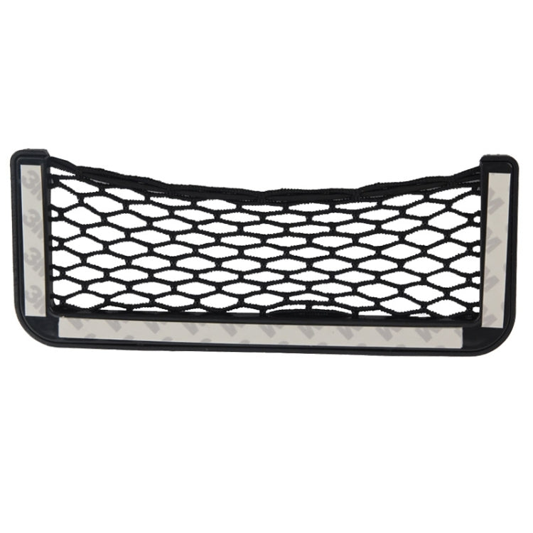Car Net Pockets 20cm x 8cm Automotive Storage String Bag with Adhesive by buy2fix