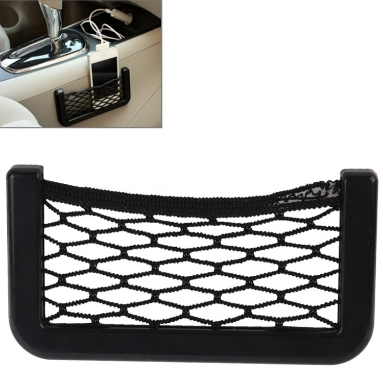 Car Net Pockets 12cm x 6cm Automotive Storage String Bag with Adhesive by buy2fix