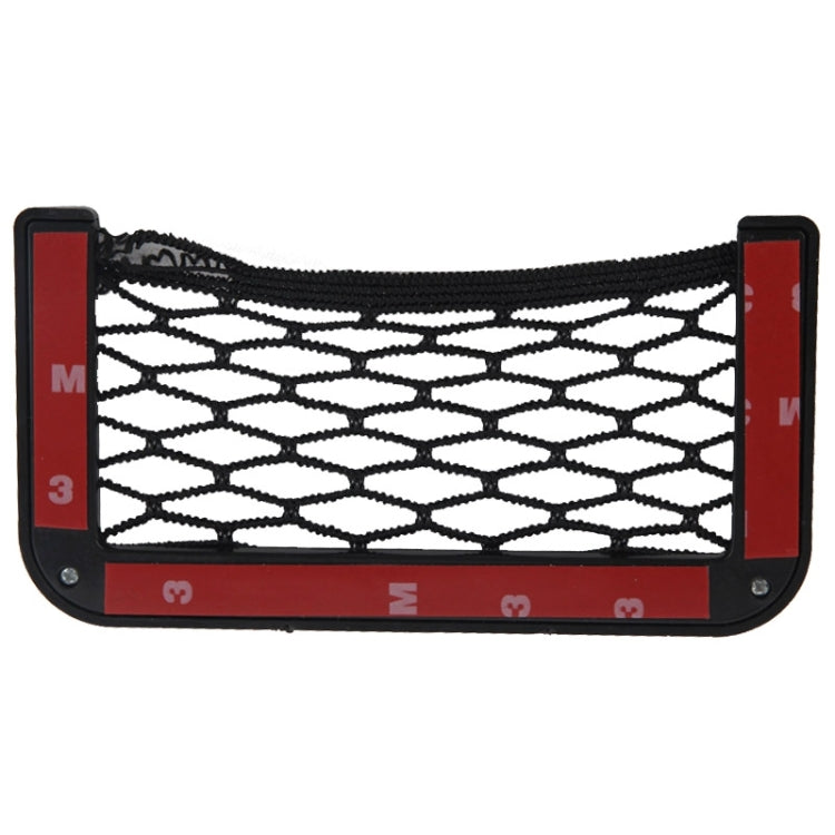 Car Net Pockets 12cm x 6cm Automotive Storage String Bag with Adhesive by buy2fix