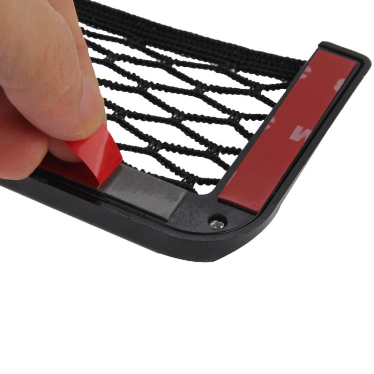 Car Net Pockets 12cm x 6cm Automotive Storage String Bag with Adhesive by buy2fix
