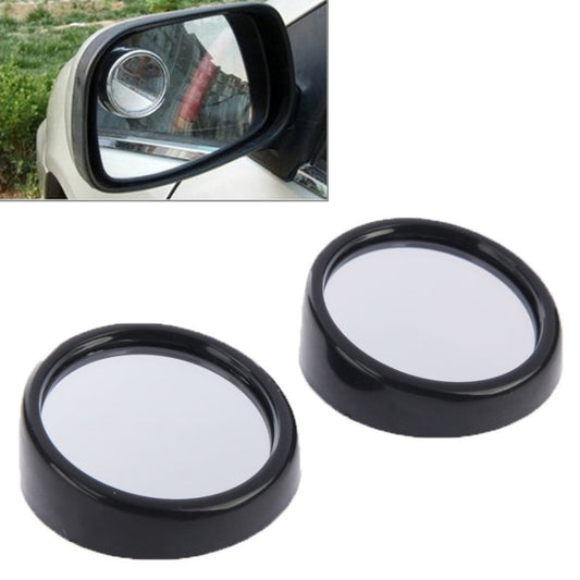 2 PCS 3R11 Car Rear View Mirror Wide Angle Mirror Side Mirror, 360 Degree Rotation Adjustable(Black) by 3R