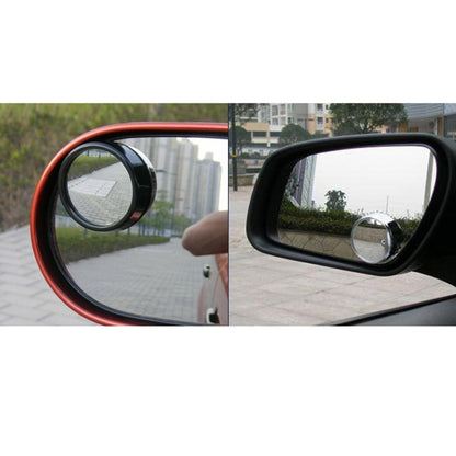 2 PCS 3R11 Car Rear View Mirror Wide Angle Mirror Side Mirror, 360 Degree Rotation Adjustable(Black) - Convex Mirror & Accessories by 3R | Online Shopping UK | buy2fix