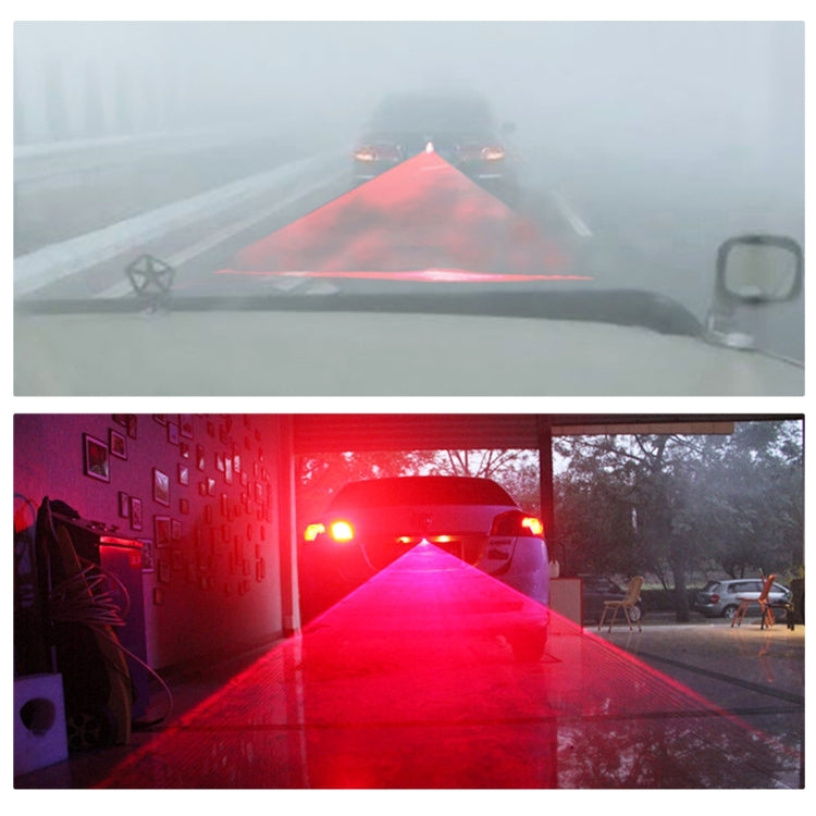 LJFL201-405 Car Universal Alarm 650nm Red Laser Tail Fog Light Lamp - Fog / Driving Lights by buy2fix | Online Shopping UK | buy2fix